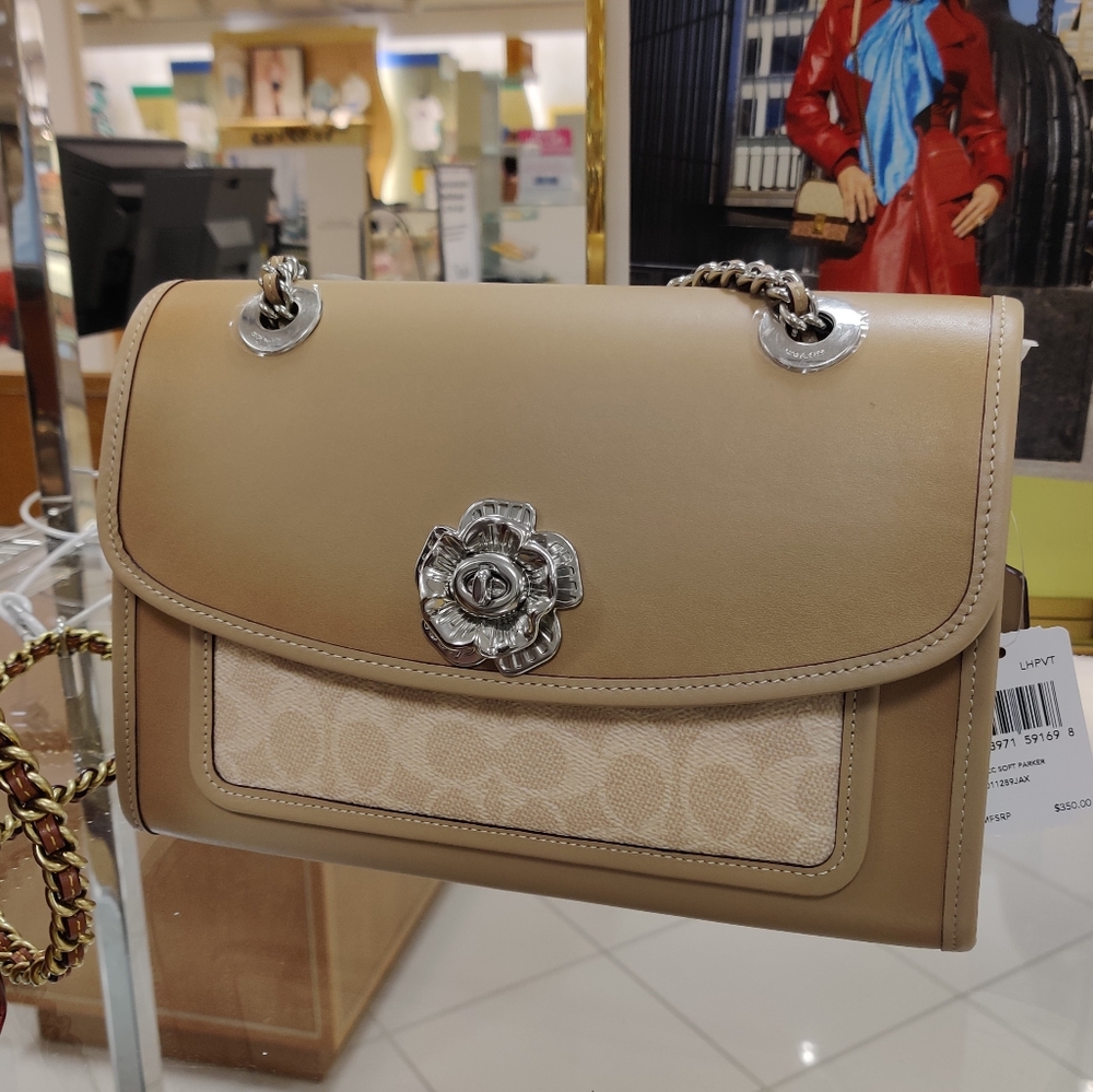 Coach Signature C Soft Parker Shoulder Bag - Picture 2 of 7